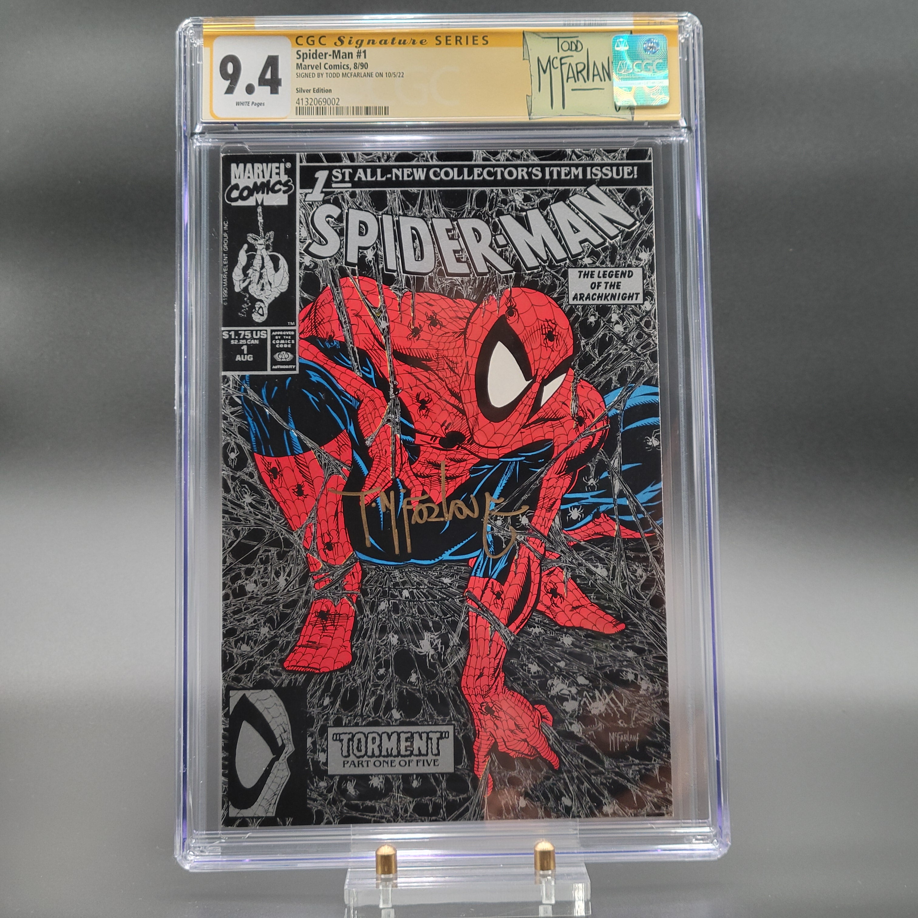 Todd McFarlane orders Spider-Man #1 (Silver Variant)