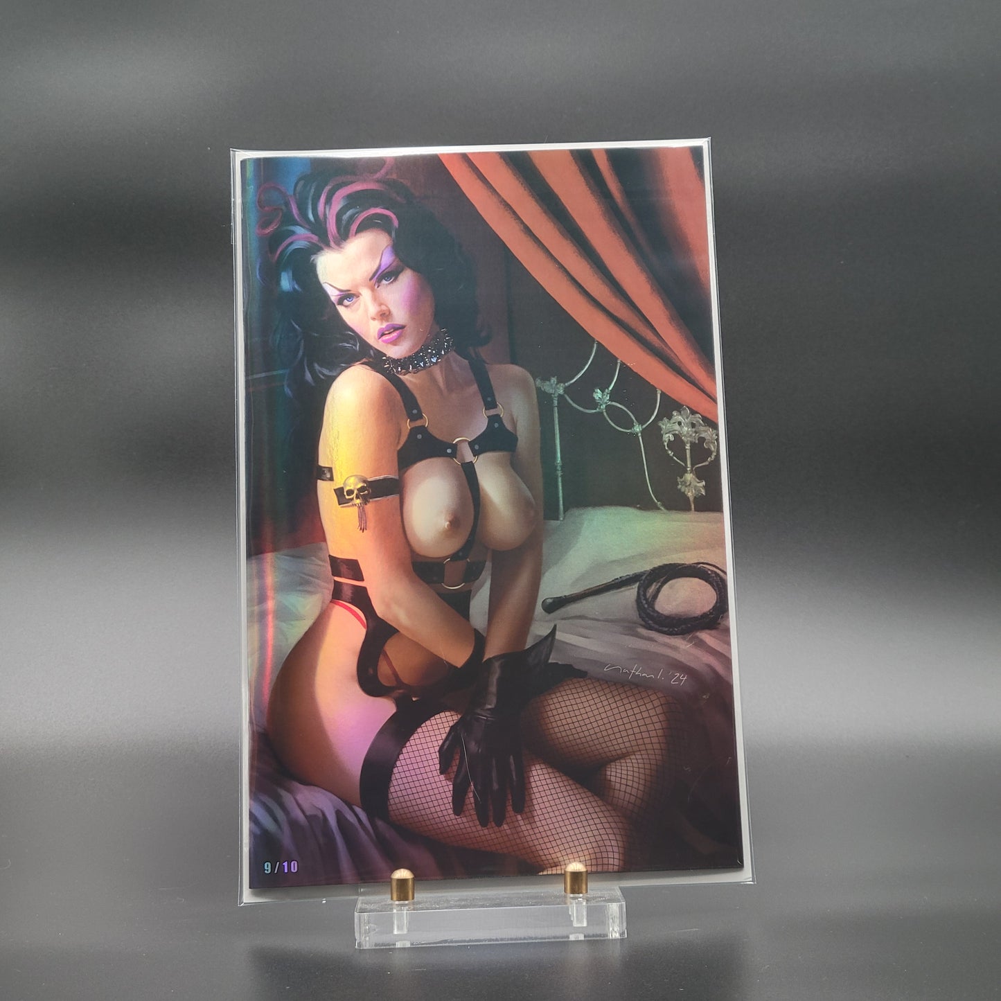 MadLove Nathan Lorenzana Naughty Cover G Holofoil Batman Forever Homage