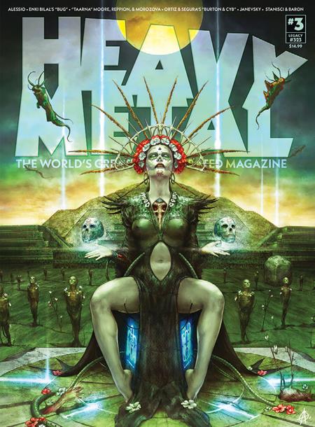 HEAVY METAL MAGAZINE #3 Cover 'C' AUGUSTIN ALLESSIO