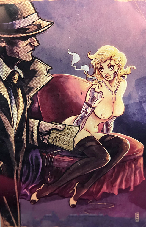 My Girlfriend is a Cyborg Assassin #1 Kaeru NAUGHTY Cover