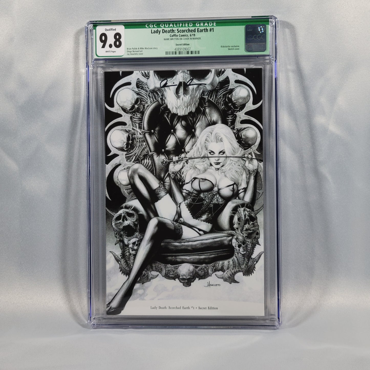 Lady Death: Scorched Earth #1 "Naughty & Secret" Signed Collection