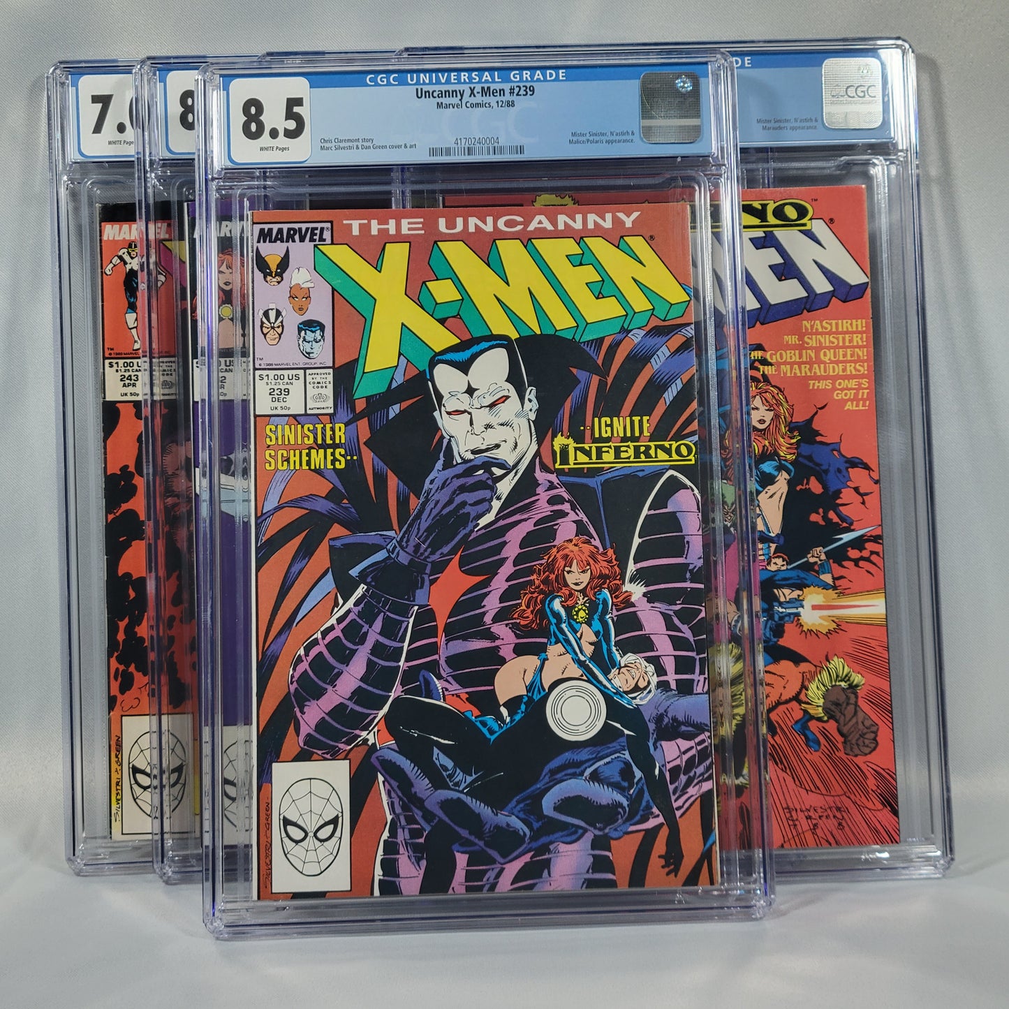 Uncanny X-Men #239-243 "Inferno" Set