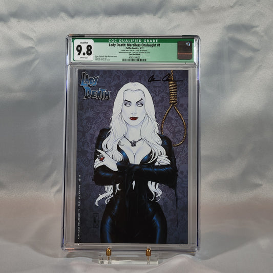 Lady Death: Merciless Onslaught #1 "Cara Mia" Edition + FREE Button