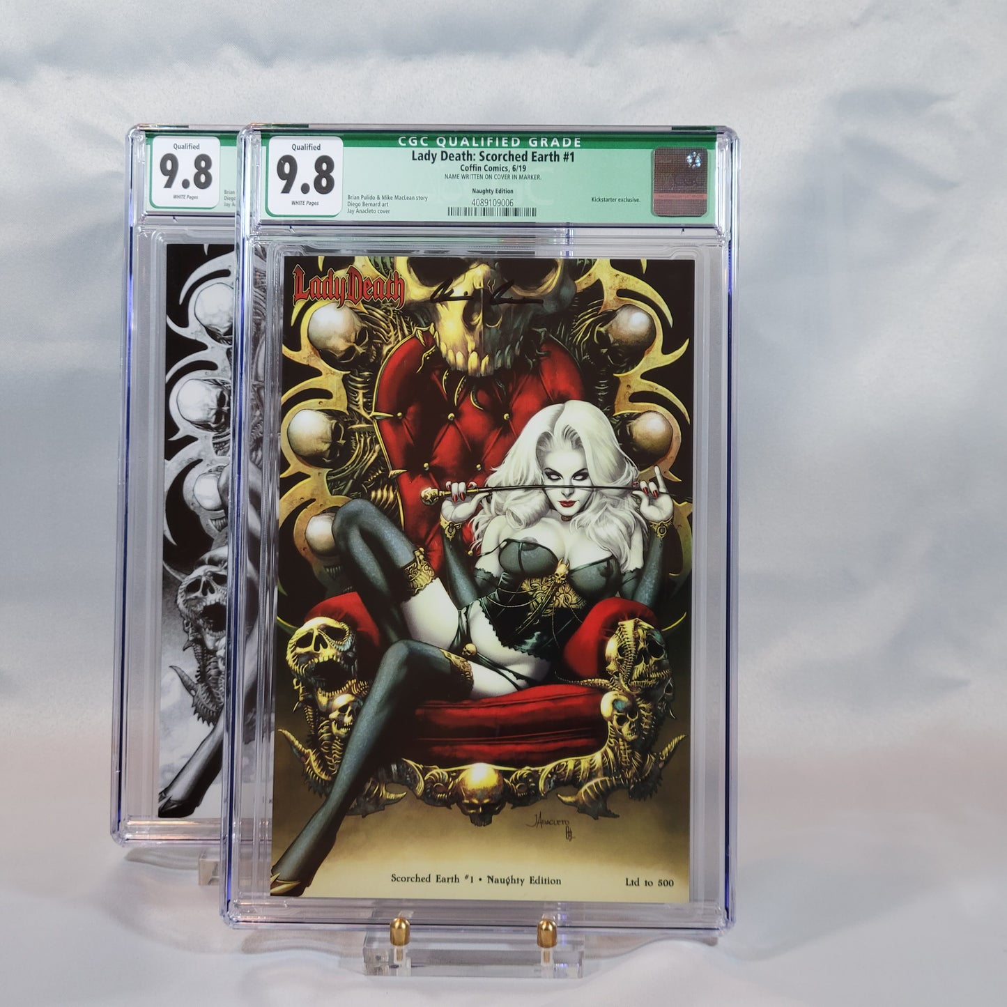 Lady Death: Scorched Earth #1 "Naughty & Secret" Signed Collection