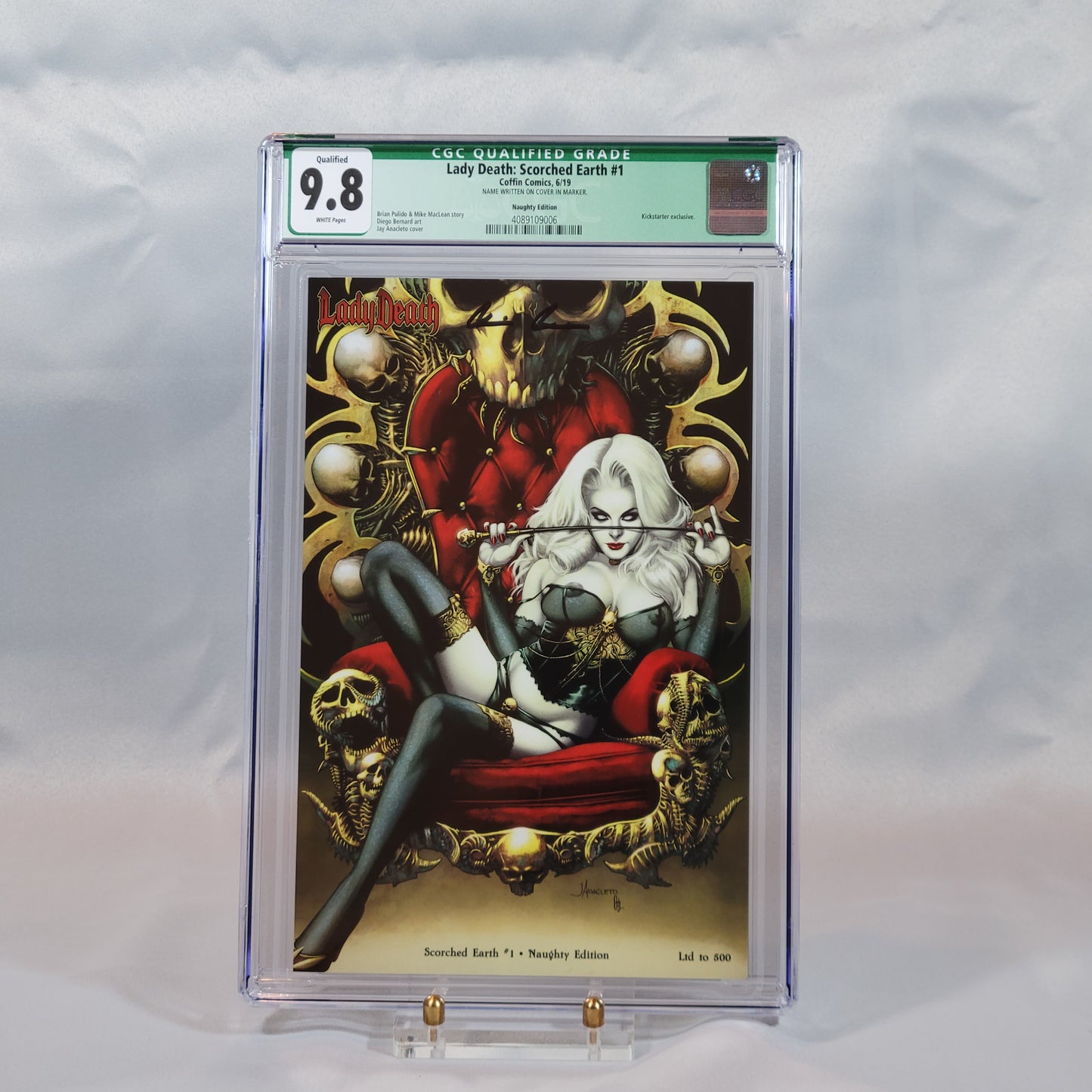 Lady Death: Scorched Earth #1 "Naughty & Secret" Signed Collection