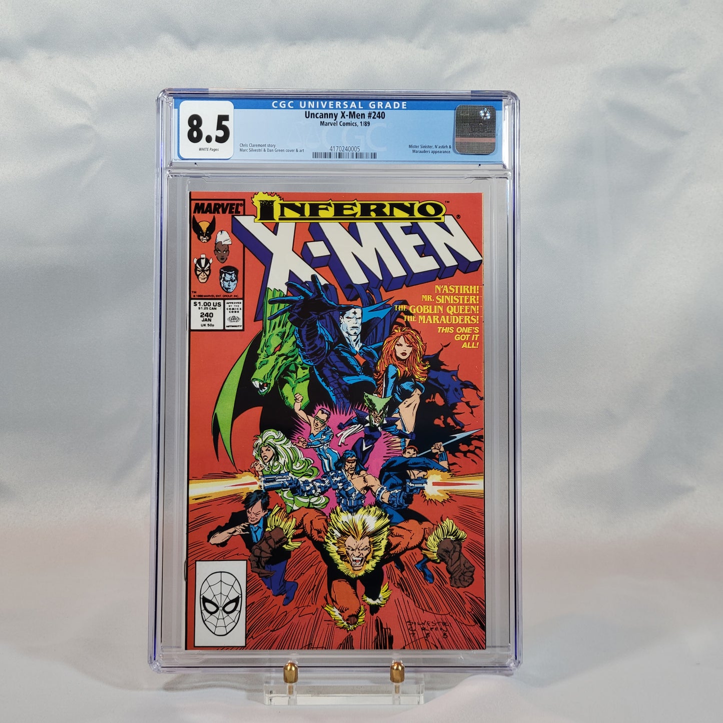 Uncanny X-Men #239-243 "Inferno" Set