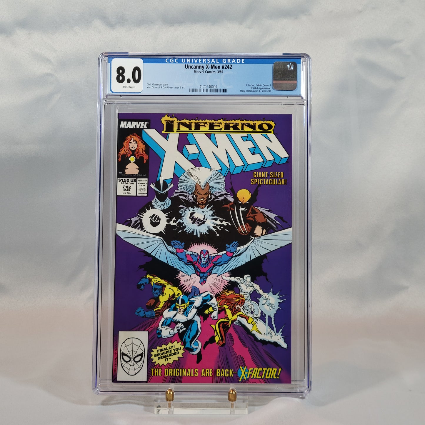 Uncanny X-Men #239-243 "Inferno" Set
