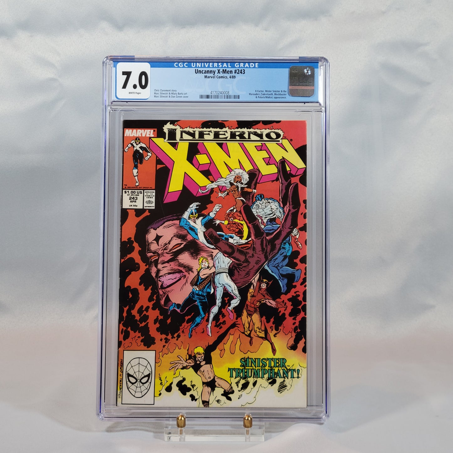 Uncanny X-Men #239-243 "Inferno" Set