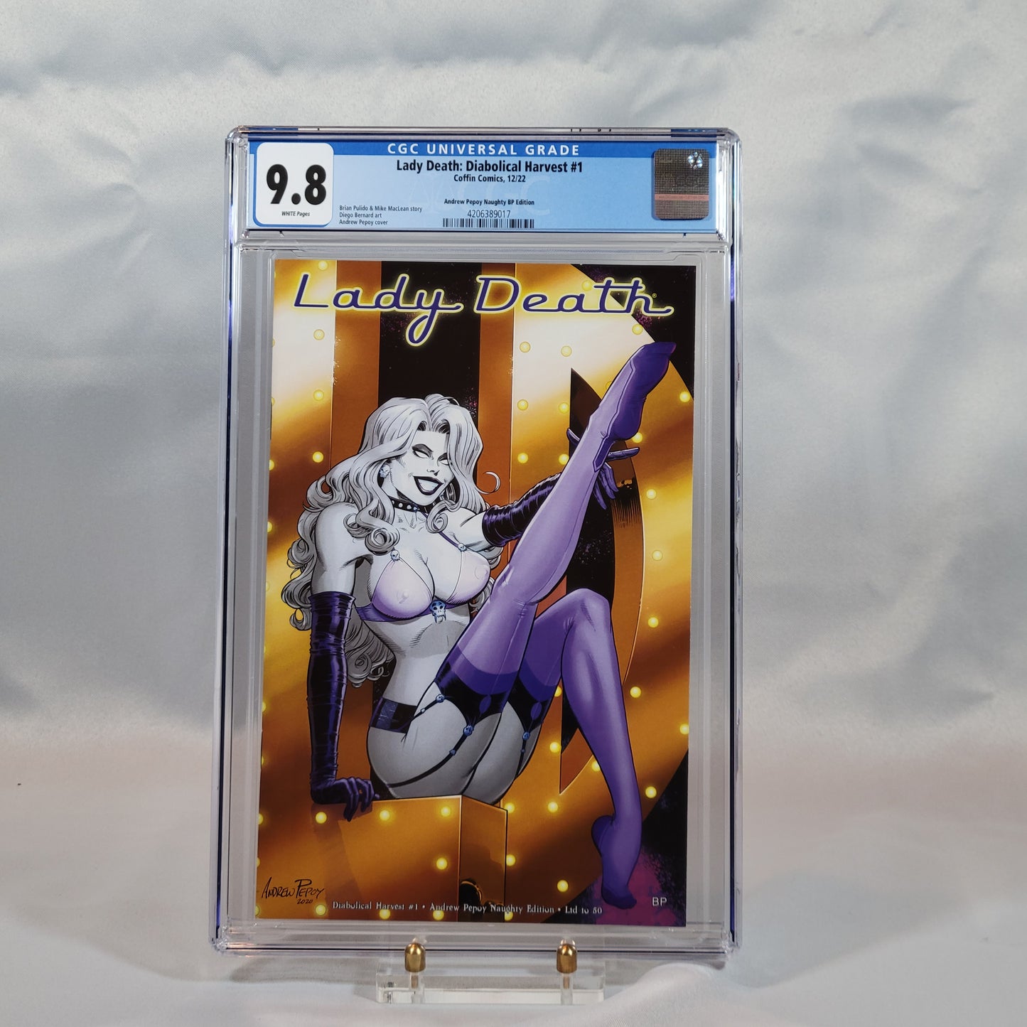 Lady Death: Diabolical Harvest #1 Andrew Pepoy Edition Brian Pulido Collection