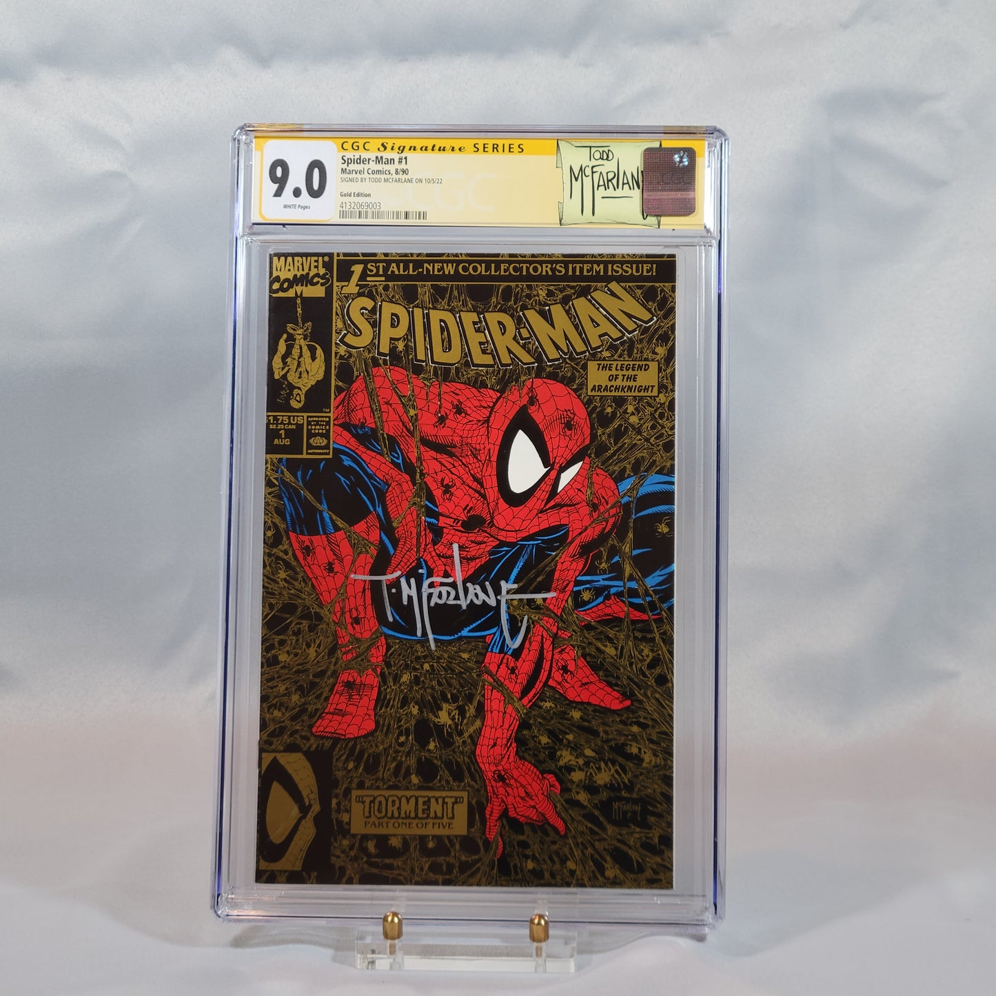 Spider-Man: #1 Gold Variant Signature Series