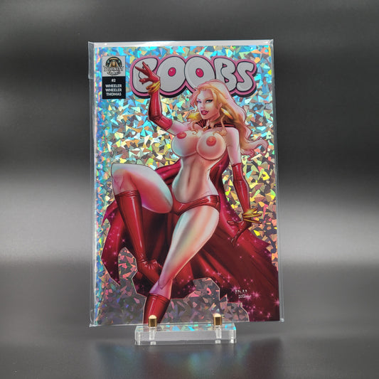 Boobs #2 Cover G Disco RB Cracked Ice