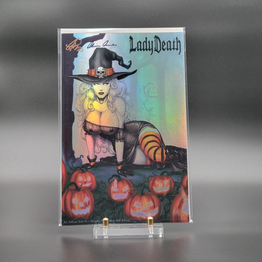 Lady Death: All Hallow's Evil #1 "Naughty Witch" Holofoil Edition