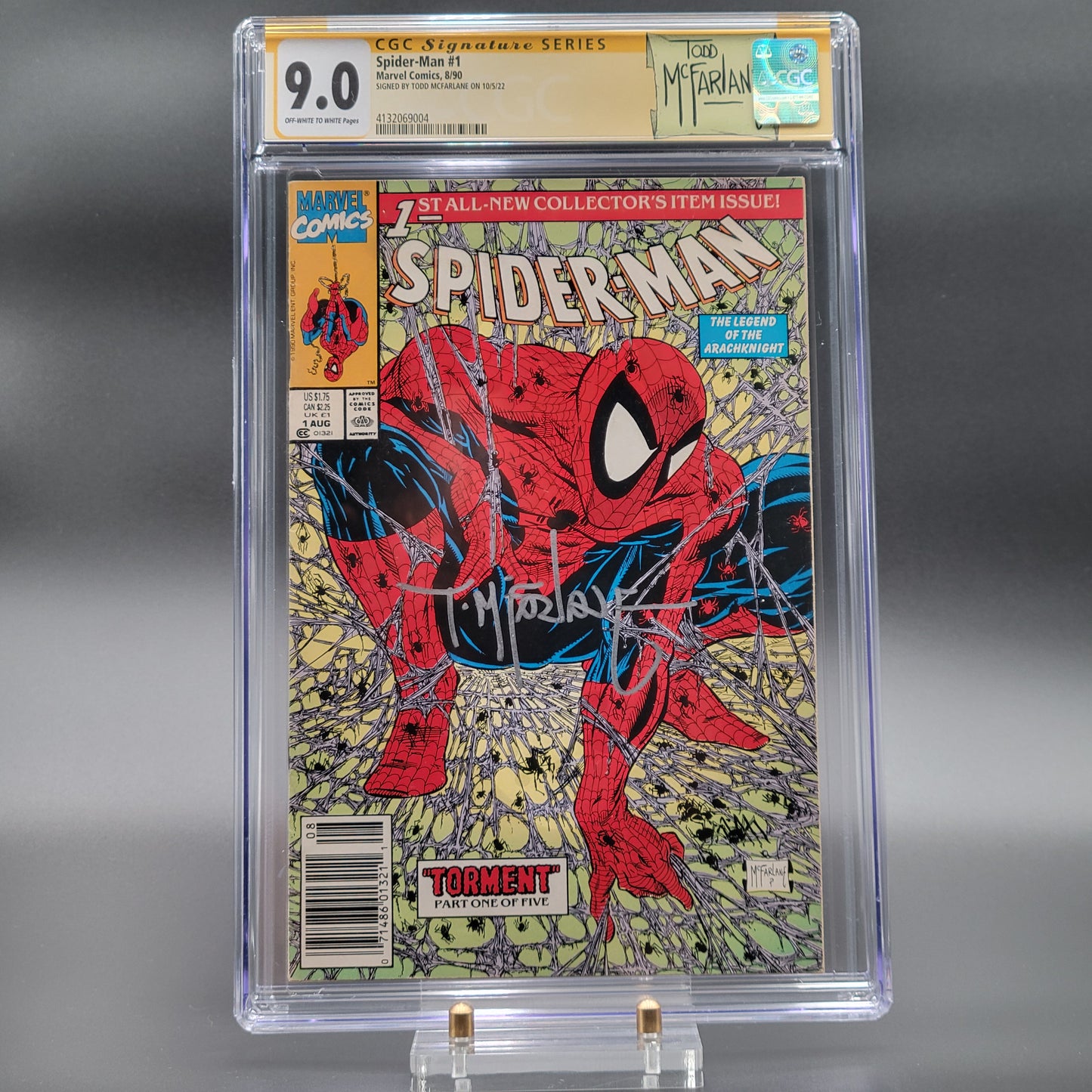 Spider-Man: #1 NEWSSTAND Signature Series