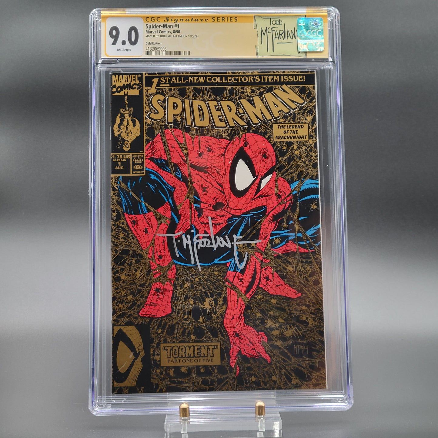 Spider-Man: #1 Gold Variant Signature Series