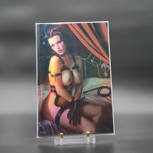 MadLove Nathan Lorenzana Naughty Cover G Holofoil Batman Forever Homage