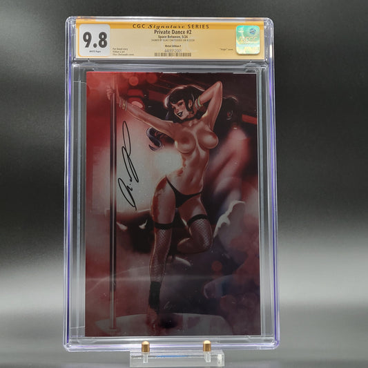 Private Dance #2 Elias Chatzoudis Spicy CGC Signature Series 9.8 Metallic Variant