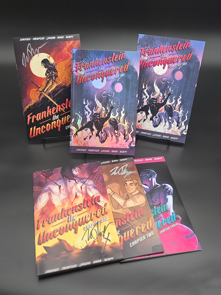 Frankenstein the Unconquered 6 ISSUE SIGNED SET