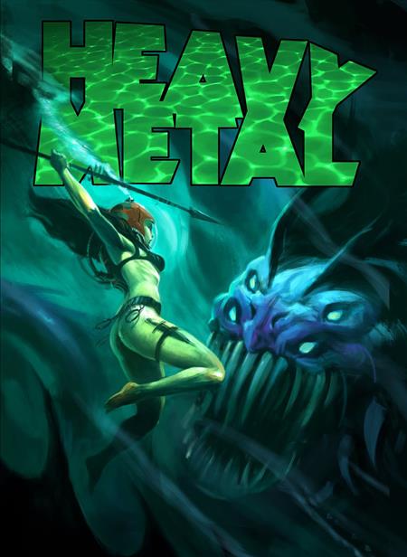 HEAVY METAL MAGAZINE #2 Cover 'B' PATRICK REILLY