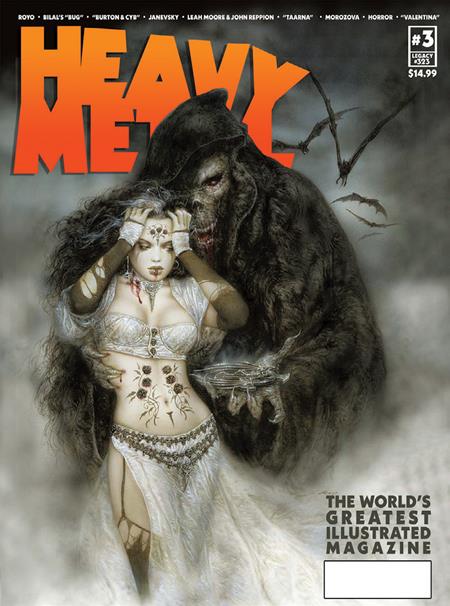 HEAVY METAL MAGAZINE #3 Cover 'A' LUIS ROYO