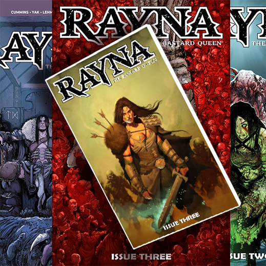 Rayna: The Bastard Queen #1-3 FULL RUN VARIANT