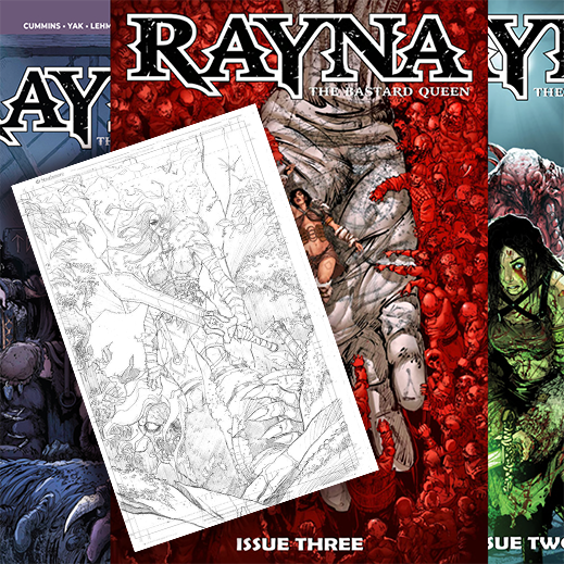 Rayna: The Bastard Queen - Deluxe Artist SET - Keithan Jones