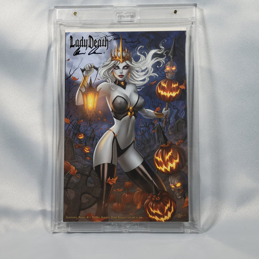 Lady Death: Cataclysmic Majesty #1 "Naughty Pumpkin Queen" Edition