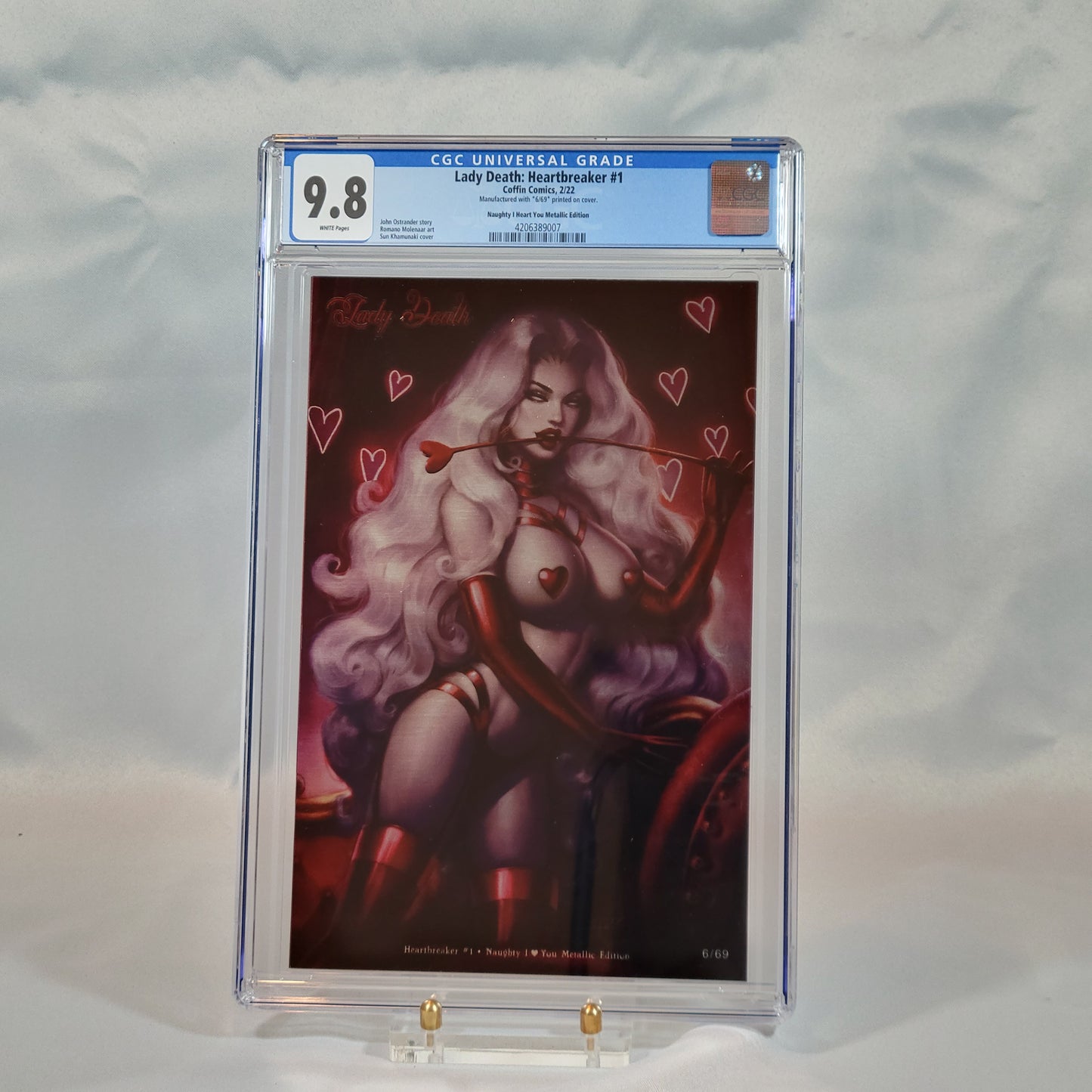 Lady Death: Heartbreaker #1 "I Heart You" Naughty Metallic Edition