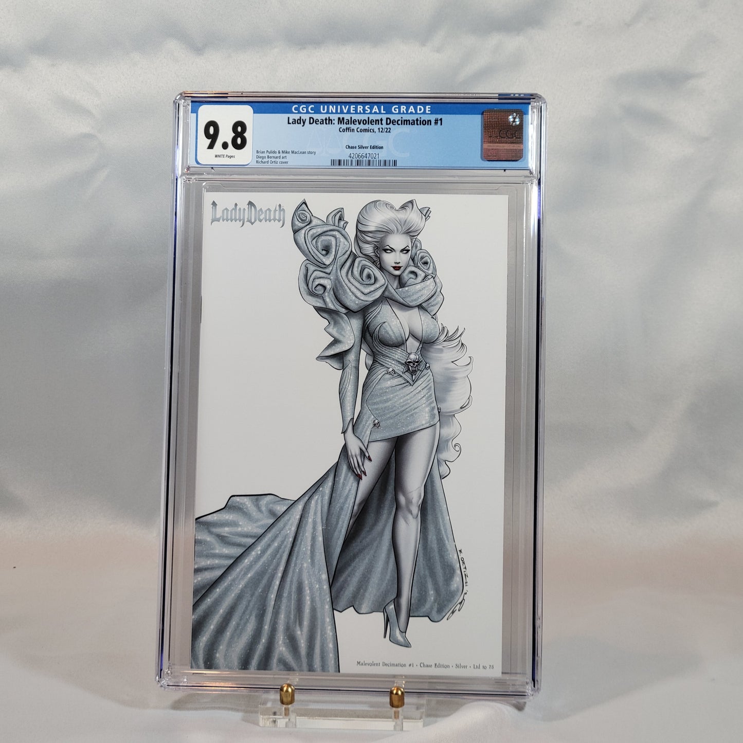 Lady Death: Malevolent Decimation #1 Emerald and Silver "Chase" Collection